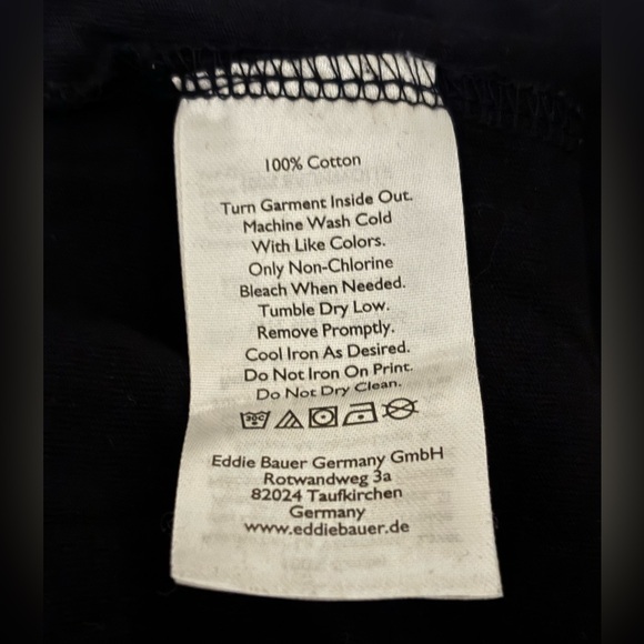 Eddie Bauer Men’s Legend Wash Classic Longsleeve 100% Cotton Tshirt Size L Tall - Picture 6 of 10